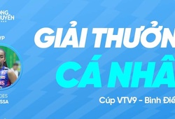 Trao giải cá nhân cúp bóng chuyền VTV9 Bình Điền: Gọi tên Chen, Valdes, Bích Tuyền