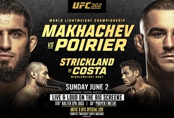 Lịch thi đấu UFC 302: Islam Makhachev vs Dustin Poirier