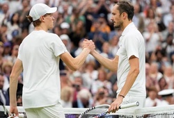 Kết quả tứ kết Wimbledon 2024: Sinner gục ngã trước Medvedev