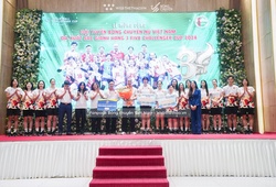 Liên đoàn bóng chuyền Việt Nam tổ chức lễ mừng công đội tuyển nữ giành hạng 3 FIVB Challenger Cup 2024
