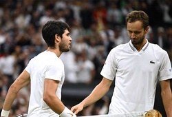 Lịch thi đấu bán kết Wimbledon 2024: Alcaraz vs Medvedev