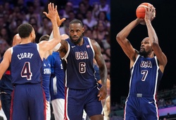 LeBron James cùng Kevin Durant dẫn đầu, tuyển Mỹ đại thắng trận mở màn Olympic 2024 trước Serbia