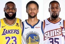 Stephen Curry cùng LeBron James và Kevin Durant góp mặt trên vật phẩm lưu niệm đặc biệt