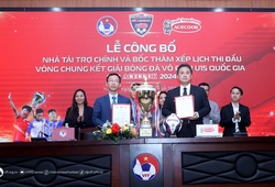 HAGL, SLNA vào bảng "tử thần" VCK U15 Quốc gia 2024