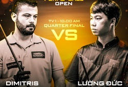 TRỰC TIẾP Tứ kêt Peri Open 2024: Thiện Lương vs Dimitris Loukatos