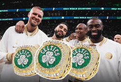 Cận cảnh và chi tiết chiếc nhẫn vô địch NBA 2024 với hàng trăm viên kim cương của Boston Celtics