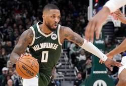 Damian Lillard ném 10 quả 3 điểm, Bucks vẫn thua đau vì cú game-winner của "người nhện" Mitchell