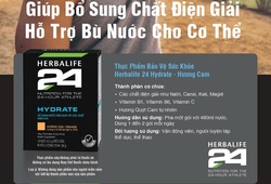 Herbalife 24 Hydrate Hương cam giúp bù nước, bù điện giải