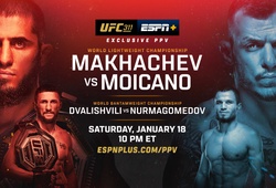 Trực tiếp UFC 311: Makhachev vs Moicano, Dvalishvili vs Nurmagomedov