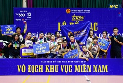 Chùm ảnh bế mạc Giải bóng rổ sinh viên toàn quốc NUC 2024 vòng loại KV miền Nam: Gọi tên 2 tân vô địch