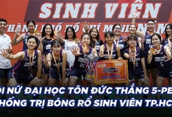 Đội nữ Đại học Tôn Đức Thắng vô địch Giải bóng rổ sinh viên TP.HCM 5 năm liên tiếp: Chiến tích lịch sử