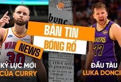 Bản tin bóng rổ 24/2: Stephen Curry chinh phục kỷ lục mới, Luka Doncic lĩnh xướng hàng công Lakers