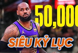 Siêu kỷ lục 50.000 điểm và những thống kê vô tiền khoáng hậu của LeBron James