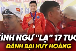 Kịch tính bơi lội: Kình ngư “lạ” 17 tuổi đánh bại Huy Hoàng