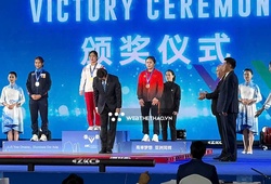 Quàng Thị Tâm bất ngờ vượt nhà vô địch Olympic giành huy chương cử tạ châu Á