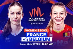 Link trực tiếp giải bóng chuyền VNL 2025 hôm nay: Pháp vs Bỉ