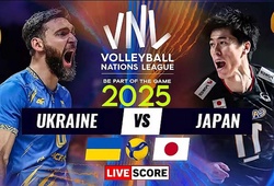 Link trực tiếp giải bóng chuyền VNL 2025 hôm nay: Nhật Bản vs Ukraine