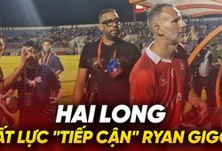 Hai Long bất lực khi muốn “giao lưu” cùng huyền thoại Man United Ryan Giggs