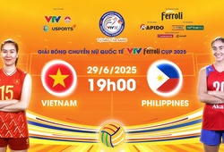 Link trực tiếp bóng chuyền VTV Cup hôm nay 29/6: U21 Việt Nam vs Philippines