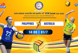 Link trực tiếp bóng chuyền VTV Cup hôm nay 1/7: Philippines vs Úc
