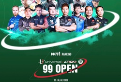 Lịch thi đấu Universal CPBA 99 Open 2025 hôm nay ngày 3-7