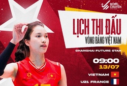 Lịch thi đấu bóng chuyền hôm nay ngày 13/7