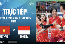 Link trực tiếp bóng chuyền nữ SEA V.League hôm nay 1/8: Việt Nam vs Indonesia