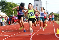 Sầm Văn Đời "đổi đời" trên đường chạy chung kết 800m nam quốc gia