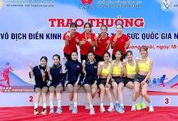 Bảng tổng sắp huy chương giải Vô địch Điền kinh các nội dung tiếp sức quốc gia 2025