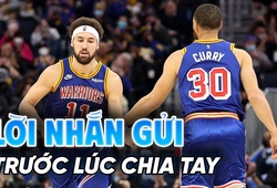 Klay Thompson và lời nhắn gửi Stephen Curry trước khi chia tay Golden State Warriors