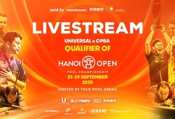 Trực tiếp Vòng loại Hanoi Open Pool 2025 ngày 27/9: Nguyễn Văn Dũng vs Thái Văn Nam