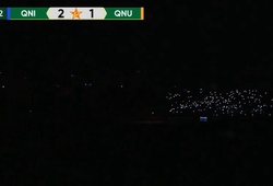 Sự cố hy hữu ở hạng Nhất: Mất điện hai lần, trận Quảng Ninh vs Quy Nhơn khép lại trong bóng tối