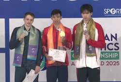 Đông Nam Á chỉ có Việt Nam giành HCV ở giải bơi châu Á 2025