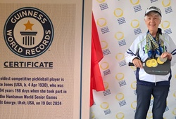  Hành trình siêu đáng nể của tay vợt pickleball cao tuổi nhất thế giới