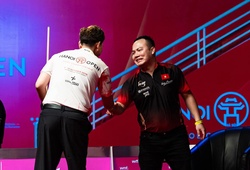Chỉ cầm 45 phút, Hoàng Sao "nấu chín" Tuấn Tkon trên ghế tại Hanoi Open Pool 2025