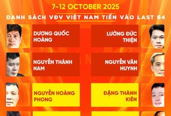  Việt Nam đóng góp số cơ thủ bằng cả 2 mùa trước cộng lại