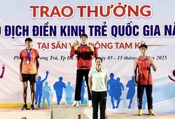 Bảng tổng sắp huy chương giải Vô địch Điền kinh Trẻ quốc gia 2025