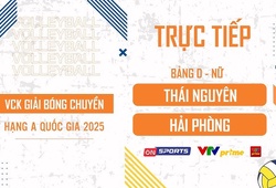 Link trực tiếp VCK bóng chuyền hạng A hôm nay: Thái Nguyên vs Hải Phòng