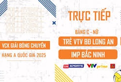 Link trực tiếp VCK bóng chuyền hạng A hôm nay: Trẻ VTV Bình Điền Long An vs IMP Bắc Ninh