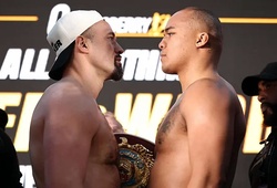 Joseph Parker "nuốt chửng" Fabio Wardley khi cân ký chính thức