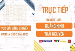 Link trực tiếp VCK bóng chuyền hạng A hôm nay: Quảng Ninh vs Thái Nguyên