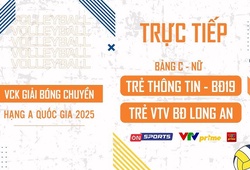 Link trực tiếp VCK bóng chuyền hạng A hôm nay: Trẻ VTV BĐ Long An vs Trẻ Thông Tin BĐ 19