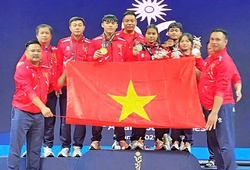 Cử tạ Việt Nam hoàn tất bộ huy chương vàng bạc đồng ở Đại hội Thể thao Trẻ châu Á