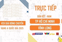 Link trực tiếp bán kết giải bóng chuyền hạng A hôm nay: Vĩnh Long vs Tp.HCM