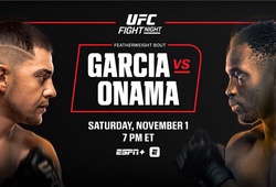 Trực tiếp UFC: Steve Garcia vs. David Onama