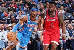 Oklahoma City Thunder thắng 7 trận liên tiếp, trở thành đội duy nhất còn bất bại NBA 2025-26