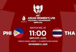 Link trực tiếp giải bóng chuyền U16 vô địch châu Á: Thái Lan vs Philippines