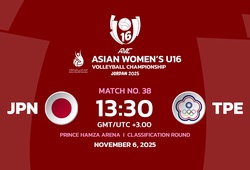 Link trực tiếp giải bóng chuyền U16 vô địch châu Á: Nhật Bản vs Đài Bắc Trung Hoa