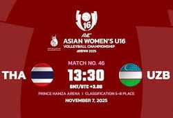 Link trực tiếp giải bóng chuyền U16 vô địch châu Á: Thái Lan vs Uzbekistan