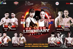 Trần Văn Thảo so tài võ sĩ Thái Lan tại sự kiện boxing Ho Tram Legendary